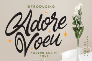 Adore Voeu: A Script Font for Branding