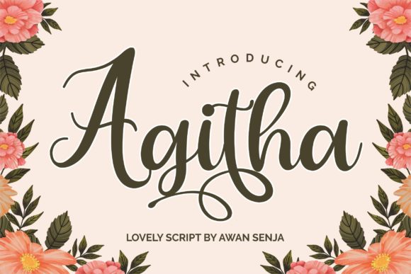 Agitha: A Handwritten Font for Makers
