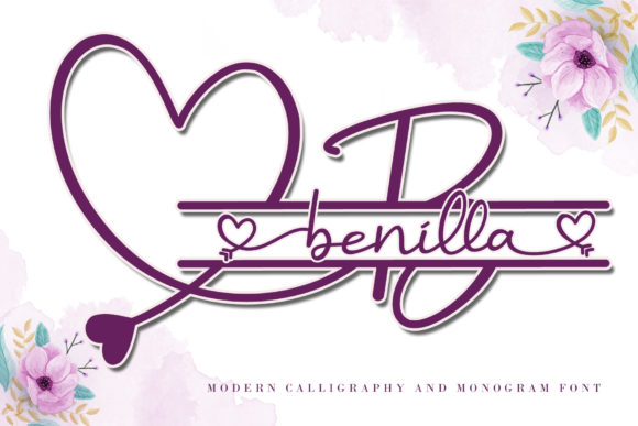 Benilla: A Sweet Hand-Lettered Font for Makers