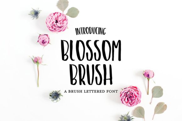 Blossom Brush: A Sweet Handwritten Typeface for Branding