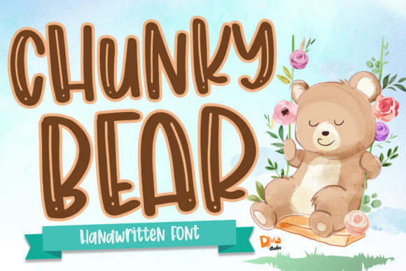 Chunky Bear: A Playful Handwritten Font for Bold Campaigns