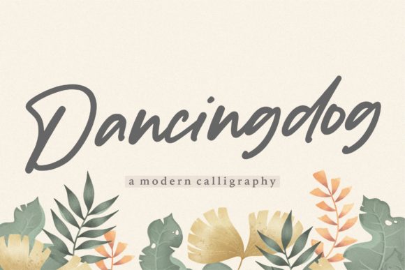 Dancingdog Font: A Relaxed Script for Editorial Design
