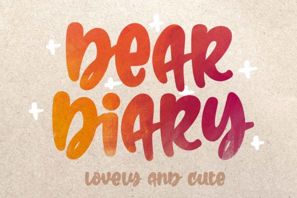 Dear Diary: A Bold Handwritten Typeface for Modern Editorial Design