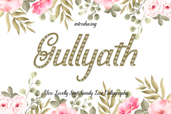 Gullyath Font: A Handwritten Typeface for Web Design