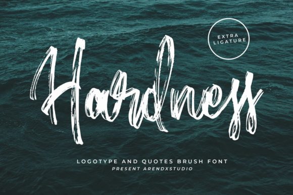 Hardness Font: Bold Script for Campaigns