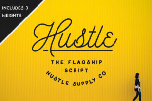 Hustle Font: A Modern Script for Crafters