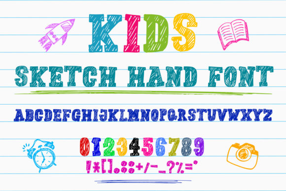 Kids Sketch Hand: A Playful Font for Makers