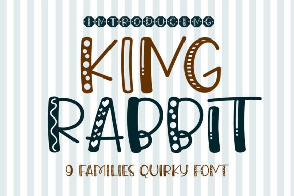 King Rabbit: A Handwritten Font for Editorial Charm