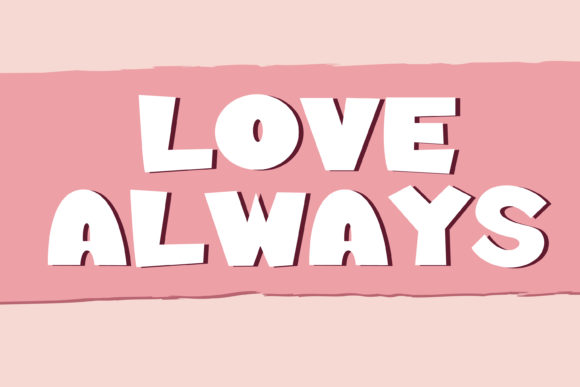 Love Always Font: A Bold Choice for Web Headers