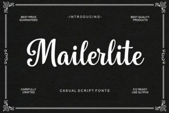 Mailerlite: A Handwritten Font for Web Design