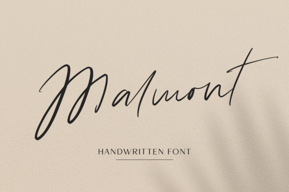 Malmont: The Handwritten Font for Modern Brands