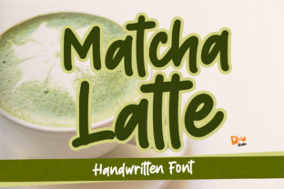 Matcha Latte: A Charming Script Font for Crafters