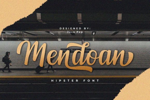 Mendoan: A Vintage Script Font for Web Design
