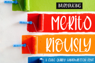 Meritoriously: A Handwritten Font for Branding