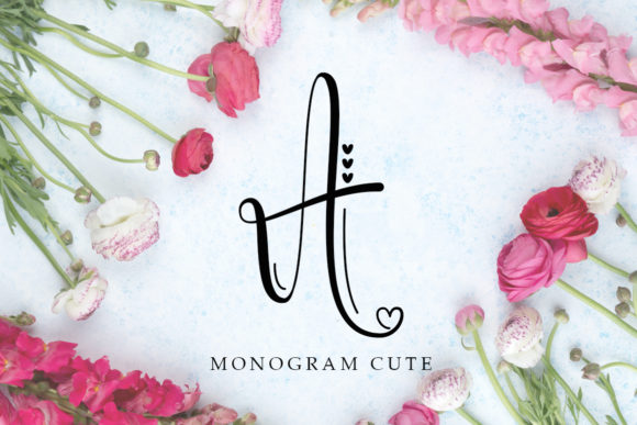 Monogram Cute: A Script Font for Small Business Branding