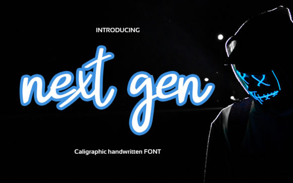 Next Gen Font: Elegant Script for Crafters