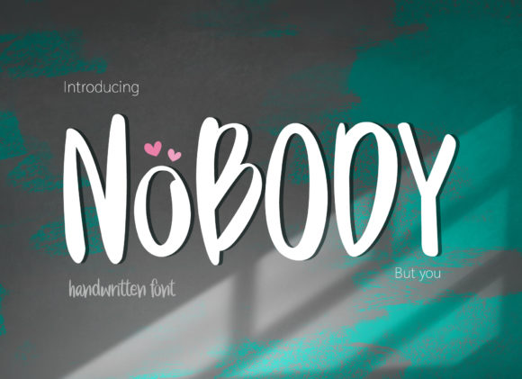 Nobody Font: A Handwritten Typeface for Editorial Charm