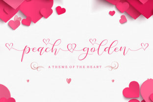 Peach Golden: A Handwritten Typeface for Editorial Warmth