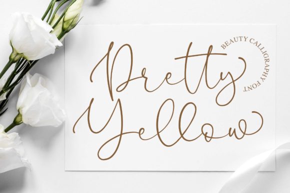 Pretty Yellow: A Handwritten Font for Modern Campaigns