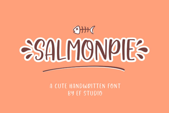 Salmonpie: A Friendly Handwritten Typeface for Editorial Design