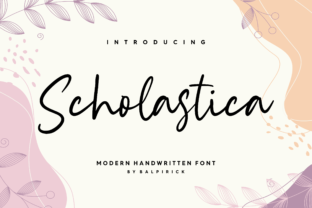 Scholastica: The Elegant Handwritten Font for Crafters