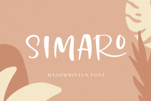Simaro: A Handwritten Typeface for Editorial Charm