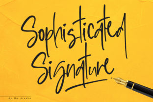 Sophisticated Signature Font Review for Web Design