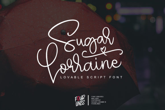 Sugar Lorraine: A Handwritten Font for Polished Branding