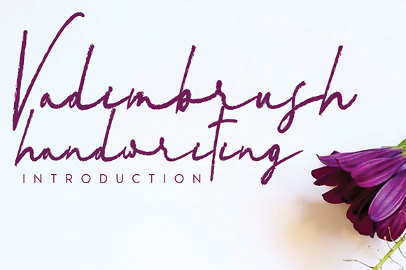 Vadimbrush Handwriting: The Font for Scroll-Stopping Visuals