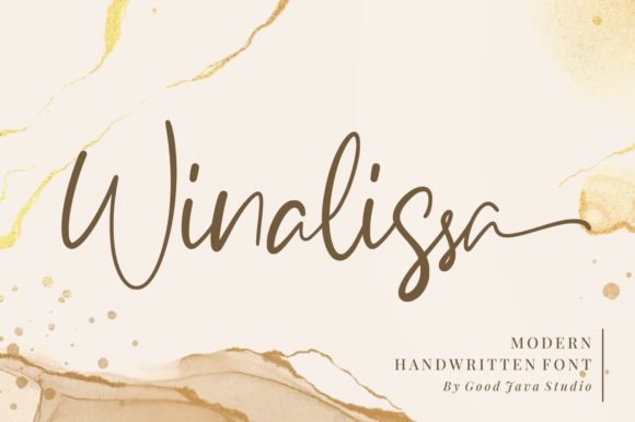 Winalissa: A Handwritten Font for Campaigns